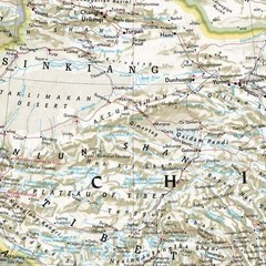 National Geographic Asia Wall Map – Classic – Laminated (33.25 x 38 in) (Nati…