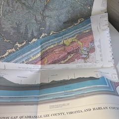 USGS Virginia / Kentucky Geologic Quadrangle Maps in Envelope – Vtg Geology