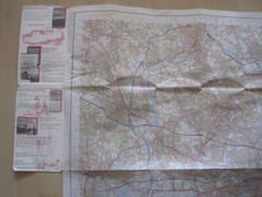 Ordnance survey map Landranger series West London sheet 176 scale 1:50 000