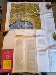 Geological survey map Castleton Peak District OS Solid and Drift Sheet SK18 1975