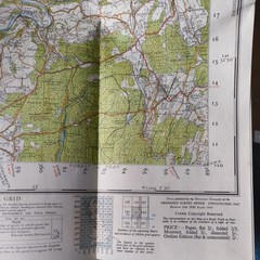 OS One Inch Map – Hereford – Sheet 142 – 1947 – Ordnance Survey