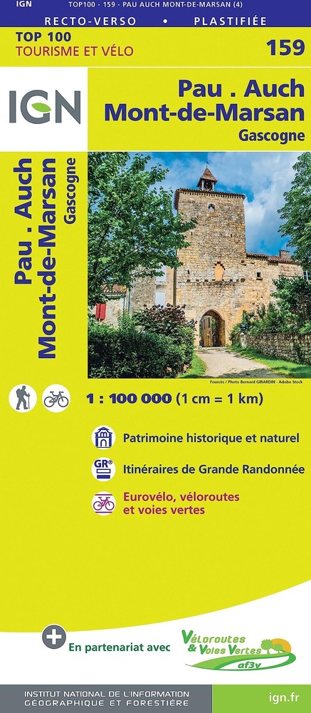 Institut Géographique Natio Pau / Auch / Mont-de-Marsan Gasco (Map) (UK IMPORT)