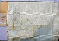 1976 OS Metric Map sheet 158 Tenby – waxed Library Edition
