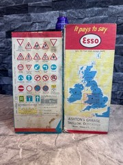 Vintage Esso Road Maps Of Wales And Midlands No.4