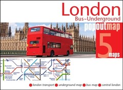 London Bus and Underground PopOut Map (Sheet map, folded)