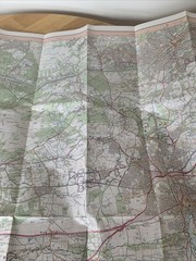 Explorer 145 Guildford & Farnham Godalming Farnborough Map 1998 Ordnance Survey