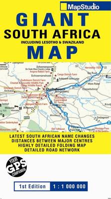 Map Studio Giant South Africa Map, Including Lesotho and Swaziland
