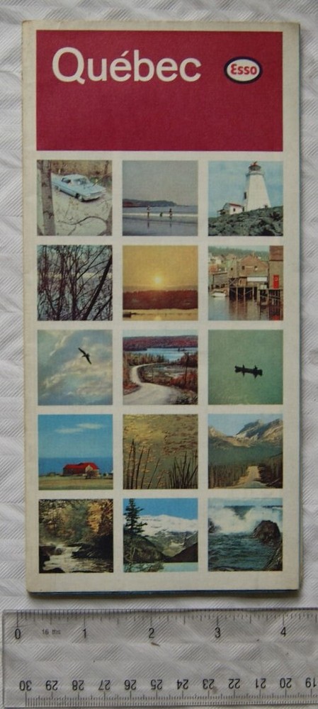 1965 Esso map – Quebec