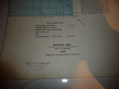 4 VINTAGE BUREAU OF LAND MANAGEMENT ARIZONA TOPOGRAPHIC MAPS – FREE SHIPPING