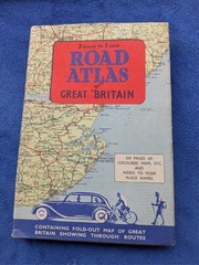 Road Atlas of Great Britain 1955 Hardback Book Vintage VGC – USED with DJ