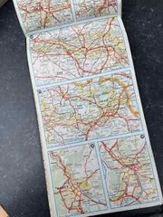 Shell Recta Foldex France routiere et touristique map