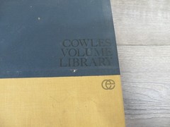 1968 Cowles Volume Library Encyclopedia Hardcover with 64-Page Atlas