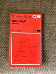 OS Ordnance Survey One Inch Map, Aberystwyth, sheet 127 pub 1969