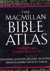 THE MACMILLAN BIBLE ATLAS By Yohanan Aharoni & Michael Avi-yonah – Hardcover