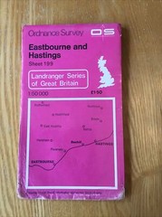 1980 Ordnance Survey Landranger Second Series Map 199 Eastbourne And Hastings