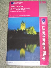 OS Ordnance Survey Landranger Map Sheet 150 Worcester & the Malverns – 2002 edn