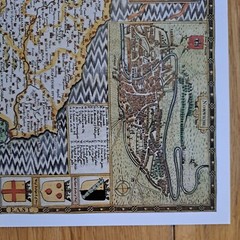 Tudor map of Norfolk John Speed