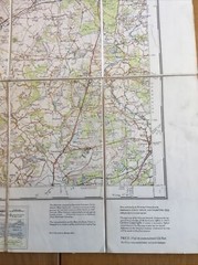 1936 Ordnance Survey One Inch Fifth Edition Map 123 Winchester And Basingstoke