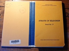 Strath of Kildonan Ordance Survey map Sheet no. 17 (special library edition)