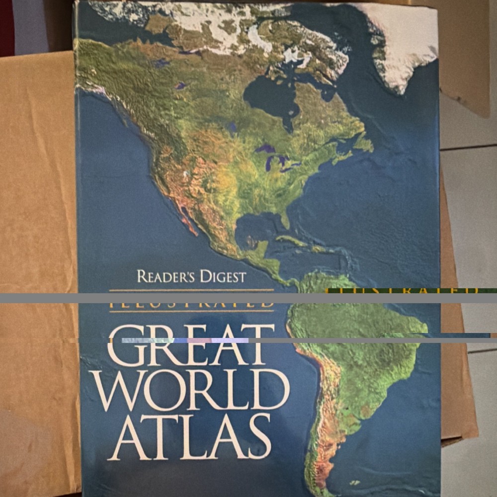 Reader’s Digest Illustrated Hardcover Great World Atlas English