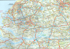 ANWB Nederland Map 1:300 Colour New Free UK P/P
