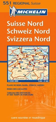 Michelin Map 551 Regional. Suisse N… by Michelin Publication Sheet map, folded