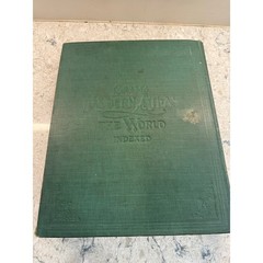 1904 Cram’s Modern Atlas The World Indexed Hardcover JL