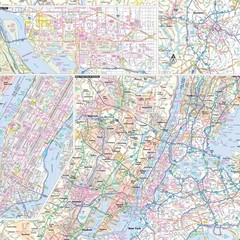 Rand McNally Folded Map: Eastern United States Multicolor