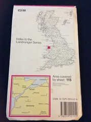 Ordnance Survey Landranger 115 Snowdon & surrounding area 115 1988