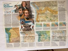National Geographic :- Pacific Northwest The Making of America August 1986 VGC