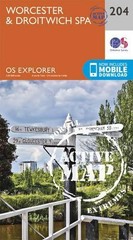 Worcester and Droitwich Spa (Map) OS Explorer Active Map