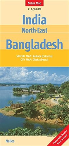 NORTH-EAST INDIA AND BANGLADESH NELLES MAP (ENGLISH, By Nelles Maps *BRAND NEW*