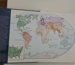 FAMILY REFERENCE ATLAS OF THE WORLD, National Geographic, Hardcover w/ Map – NEW
