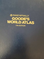 Rand McNally GOODES World Atlas 17th Edition 4th Printing rev 1988 HC EX VG+ 2-1