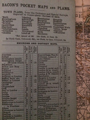 Bacon’s County Map and Guide KENT. Antique Map.
