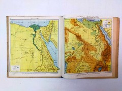 Arabic world atlas 1951 اطلس للدنيا أطلس الدنيا خرائط خريطة خريطه العالم فلكية