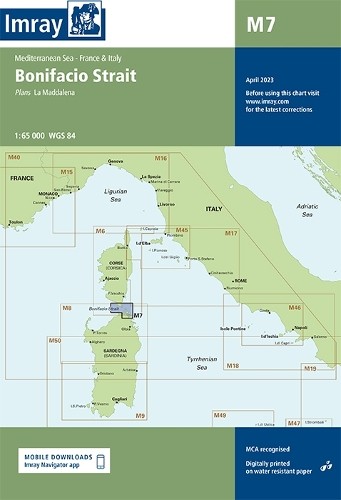 Imray M Series Imray Chart M7 (Map) M Series