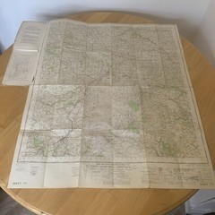 Ordnance Survey Okehampton Sheet 175 One Inch Map 1950s Seventh Series