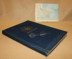 THE COLUMBIA STANDARD Illustrated WORLD ATLAS 1942-43 plus 1941 Indian Ocean Map