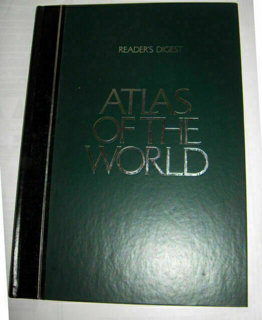 Reader’s Digest Atlas Of The World – 1989 Hardcover Book – Very Good Condition