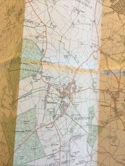 1989 Ordnance Survey Pathfinder Map 1023 SP 64/74 Towcester And Silverstone
