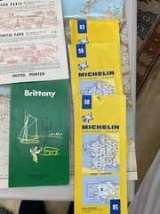 Job lot Vintage Road Maps In Europe town plans etc 20 items