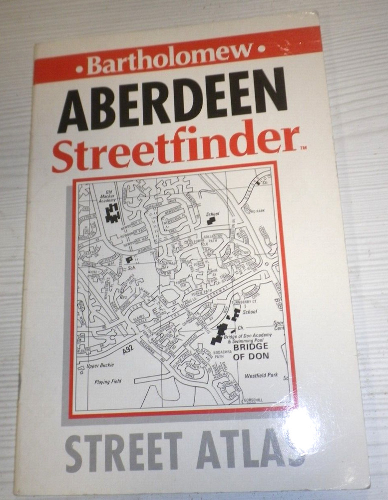 Aberdeen Streetfinder Street Atlas, Bartholomew with Street Atlas