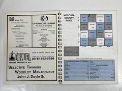 Mecosta County Michigan Land Atlas and Plat Book 1993 by Accurate Publishing