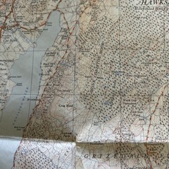 HAWKSHEAD Ordnance Survey Sheet SD39 Two & Half Inch MAP 1952 Windermere