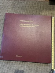 UNESCO Atlas géologique du monde / Geological World Atlas 1:10,000,000 World
