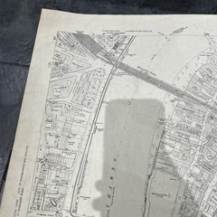 Ordinance Survey 25 Inch To The Mile Large Scale Map 1935 Southwark. London