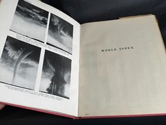 VINTAGE THE WORLD SET BEFORE YOU COLLINS GRAPHIC ATLAS BOOK CLOUDS EARTH