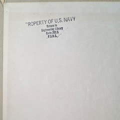 Britannica Atlas Hardcover Atlas Book w/ “Property of U.S. Navy” Stamps