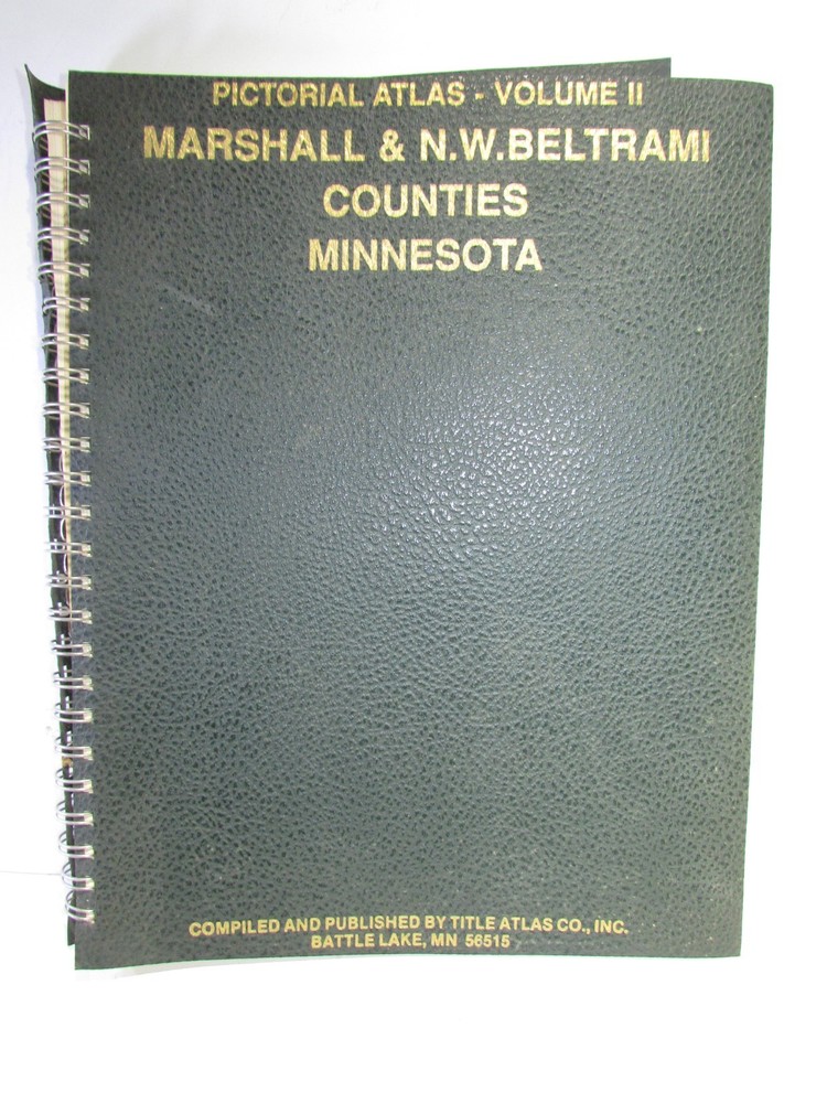 Pictorial Atlas of MARSHALL & BELTRAMI County Minnesota Vol II MN 1994 EXCELLEN